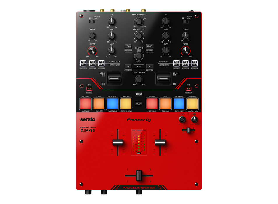 Pioneer DJ DJM-S5 2-channel Mixer for Serato DJ