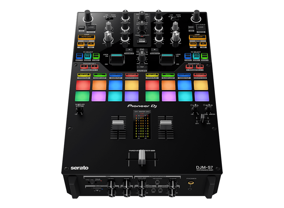 Pioneer DJ DJM-S7 2-channel Mixer for Serato DJ