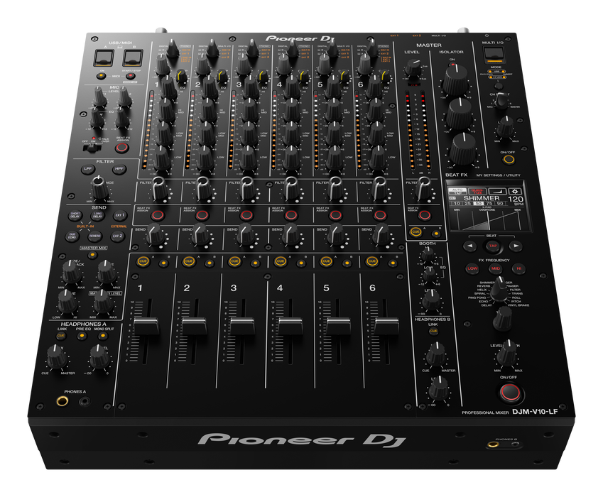 Pioneer DJ DJM-V10 Long Fader 6-channel DJ Mixer
