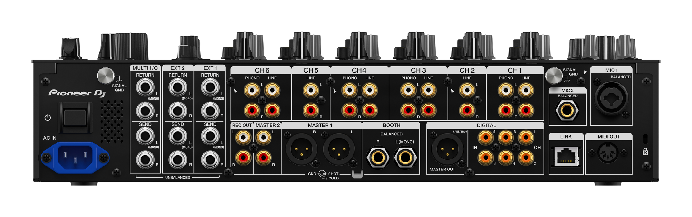 Pioneer DJ DJM-V10 Long Fader 6-channel DJ Mixer