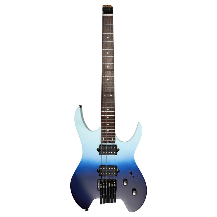 Mooer MHL50 Headless Electric Guitar - Sky Blue Gradient