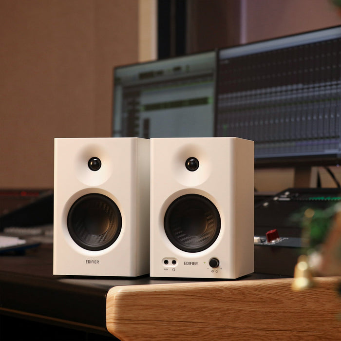 (Display Unit) Edifier MR4 Active Studio Monitor Speakers (Pair) - White