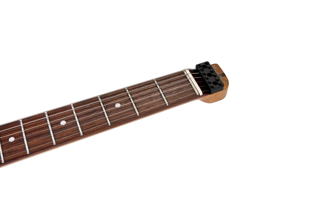 Mooer MHL50 Headless Electric Guitar - Black White Gradient