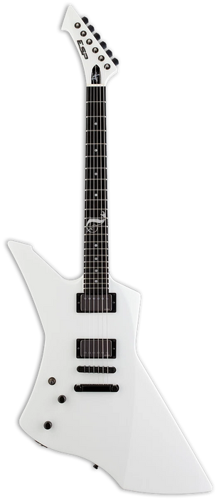 ESP Original JAMES HETFIELD Signature SNAKEBYTE - Snow White - LH [MIJ - Made in Japan]