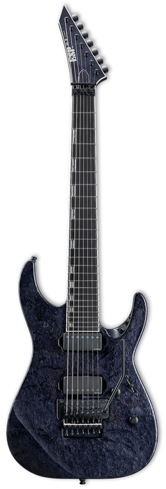 ESP Original M-II CTM 7 FR 7-String - Liquid Metal Black Lava [MIJ - Made In Japan]