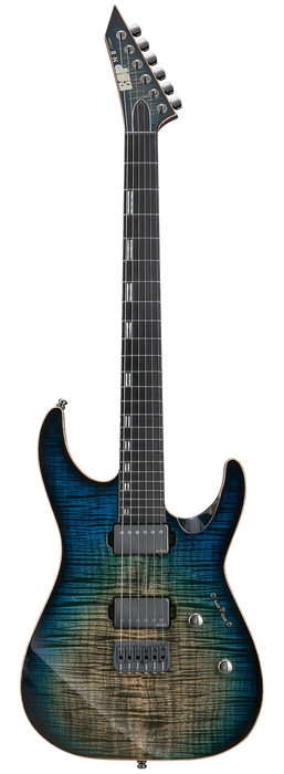 ESP Original M-II CTM FM/NT - Black Aqua Burst/C [MIJ - Made in Japan]