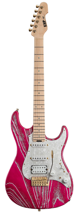 ESP Original SNAPPER-AS/M DRIFTWOOD - Pink w/White Filler [MIJ - Made In Japan]