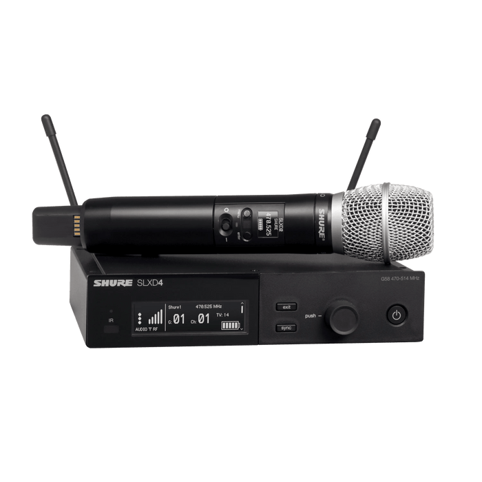 Shure SLXD24/SM86 Wireless System with SLXD2/86 Handheld Transmitters
