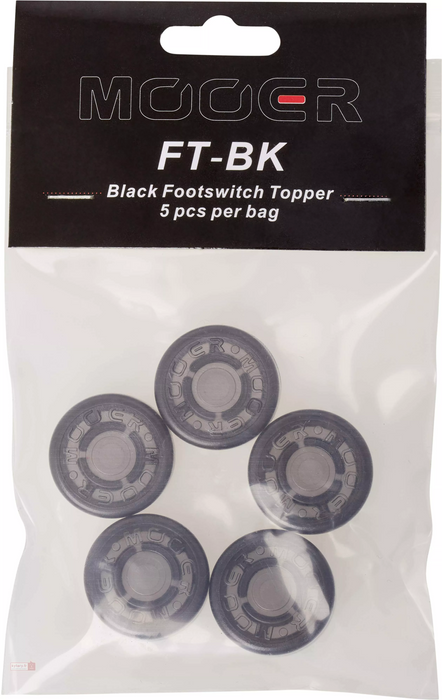 Mooer Footswitch Topper - 5pcs (Black)