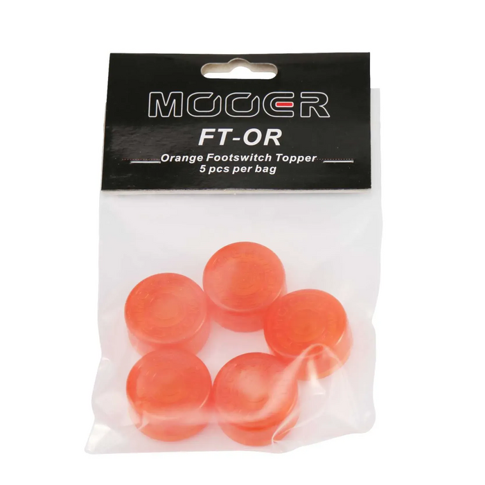 Mooer Footswitch Topper - 5pcs (Orange)