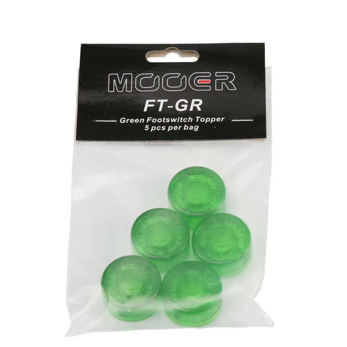 Mooer Footswitch Topper - 5pcs (Green)