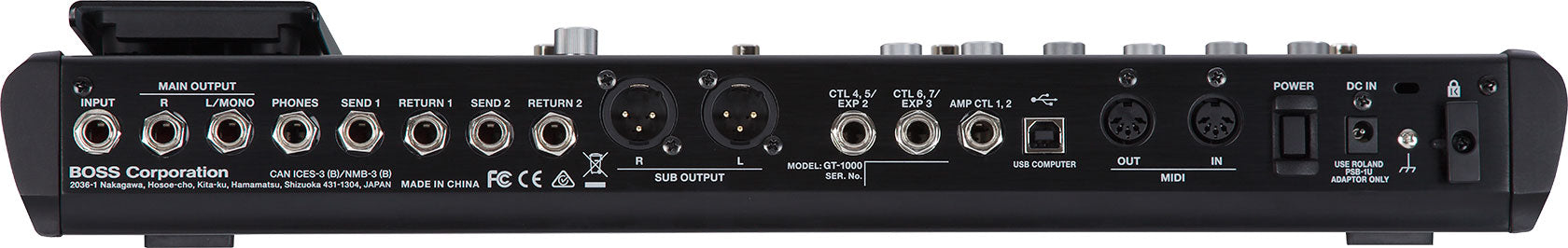 Boss GT-1000 Guitar Multi-Effects Pedal with Adapter