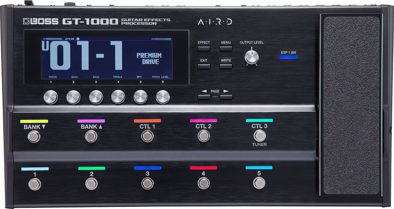 Boss GT-1000 Guitar Multi-Effects Pedal with Adapter