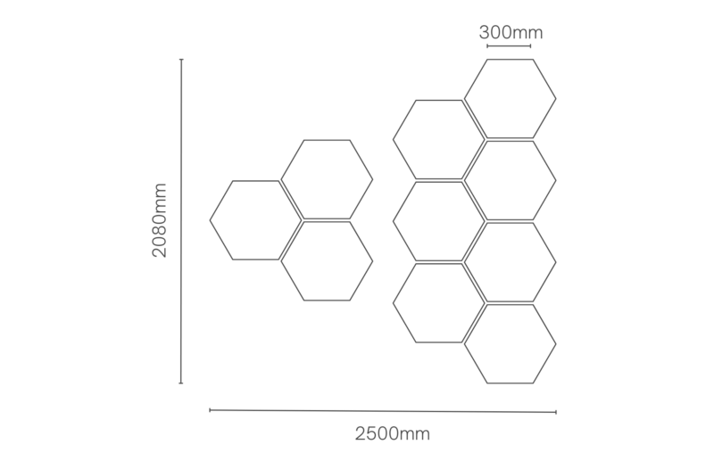 Mukava Hexa Bloom Flexi Acoustic Panel