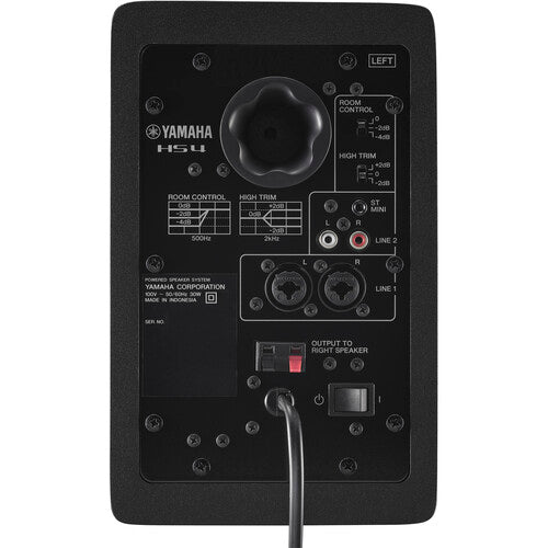 Yamaha HS4 4.5" Powered Studio Monitor, Pair - Black - Music Bliss Malaysia