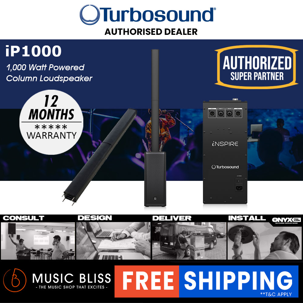 Turbosound iP1000 V2 1000W Powered Column Loudspeaker