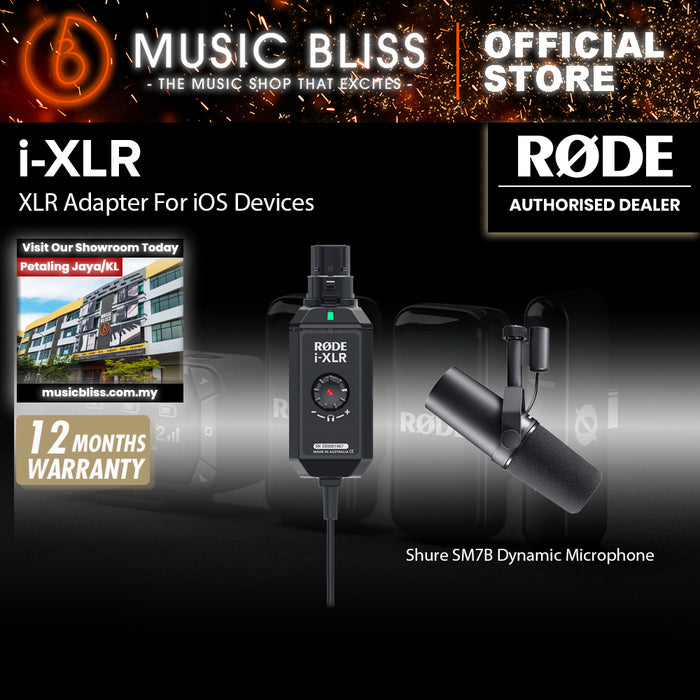 Rode iXLR Portable Vlogging Interface for iOS Devices [2 Years Warranty]