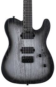 ESP LTD TE-1000 Electric Guitar - Silver Blast