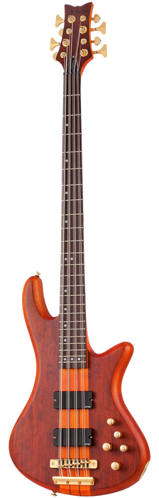 Schecter Stiletto Studio-8 Electric Bass Guitar - Honey Satin