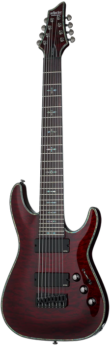 Schecter Hellraiser C-8 Electric Guitar - Black Cherry