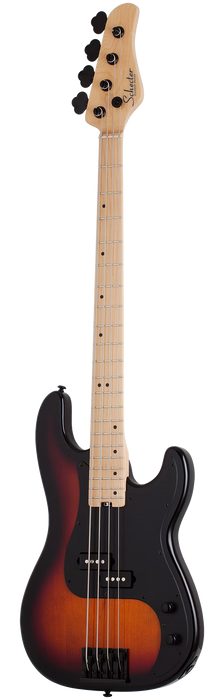 Schecter P-4 Electric Bass Guitar - 3-Tone Sunburst