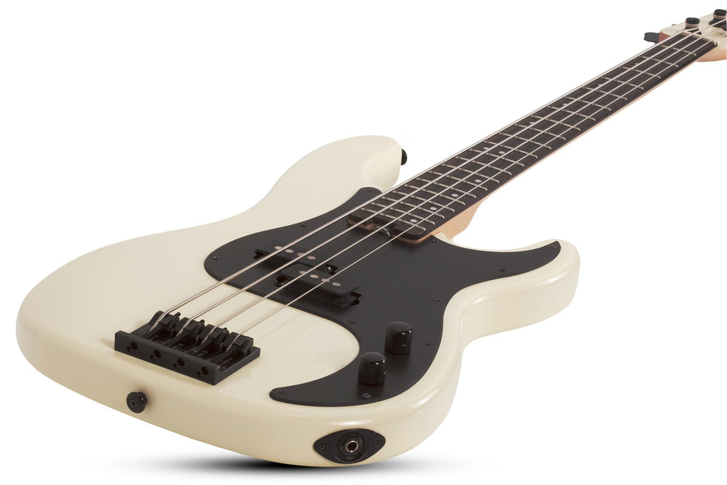 Schecter P-4 Electric Bass Guitar - Ivory