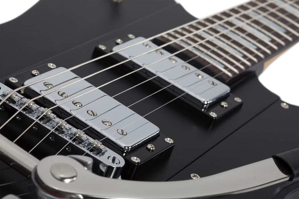 Schecter Robert Smith Ultracure 2020 Electric Guitar - Gloss Black PRL