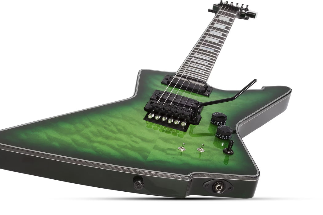 Schecter E-1 FR-S Electric Guitar - Green Burst