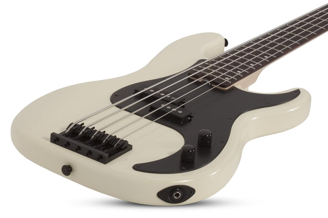 Schecter P-5 Electric Bass Guitar - Ivory