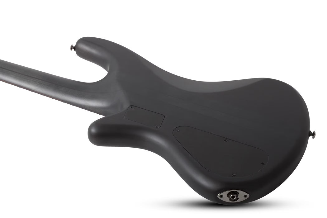 Schecter Stiletto Studio-8 Electric Bass Guitar - See-Thru Black Satin