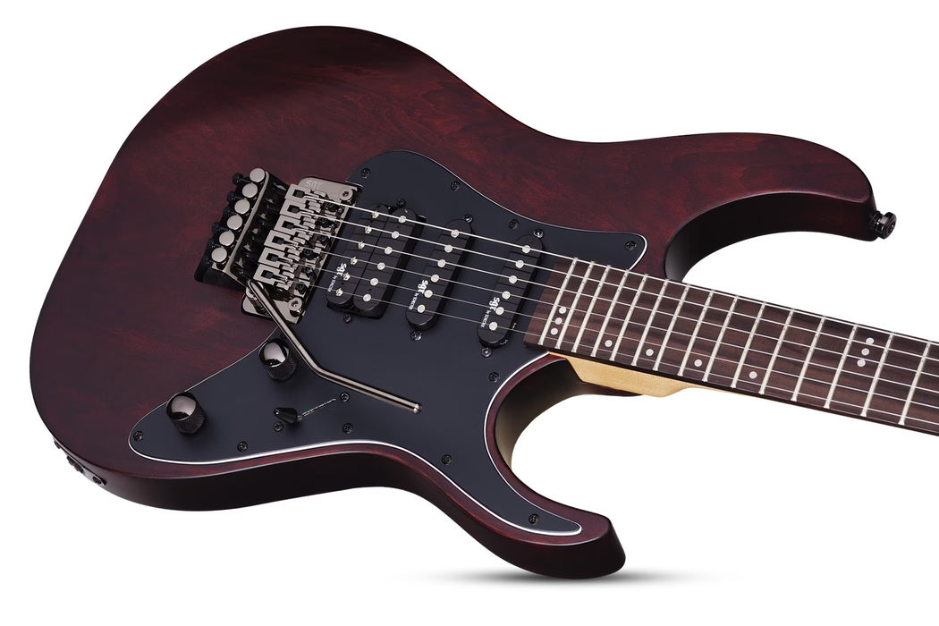 Schecter SGR Banshee-6 FR Electric Guitar - Walnut Satin