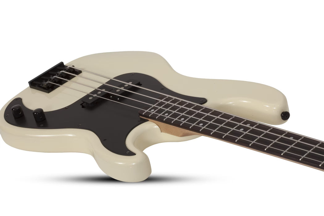 Schecter P-4 Electric Bass Guitar - Ivory