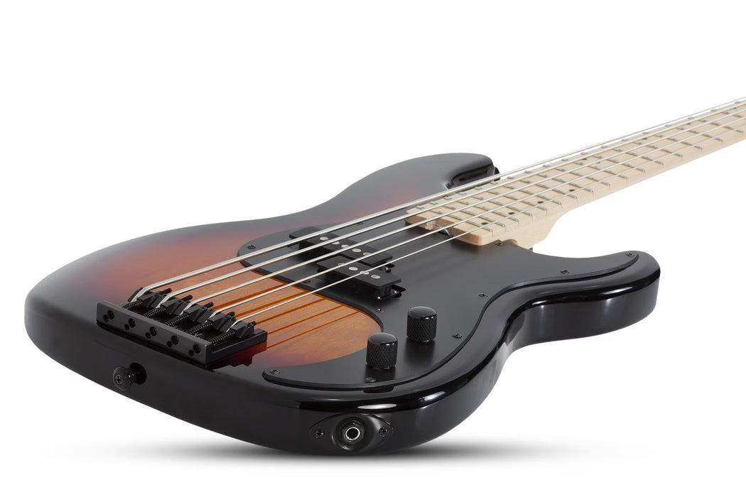 Schecter P-5 Electric Bass Guitar - 3-Tone Sunburst