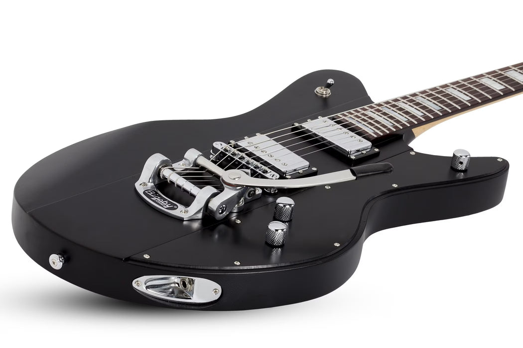 Schecter Robert Smith Ultracure 2020 Electric Guitar - Gloss Black PRL