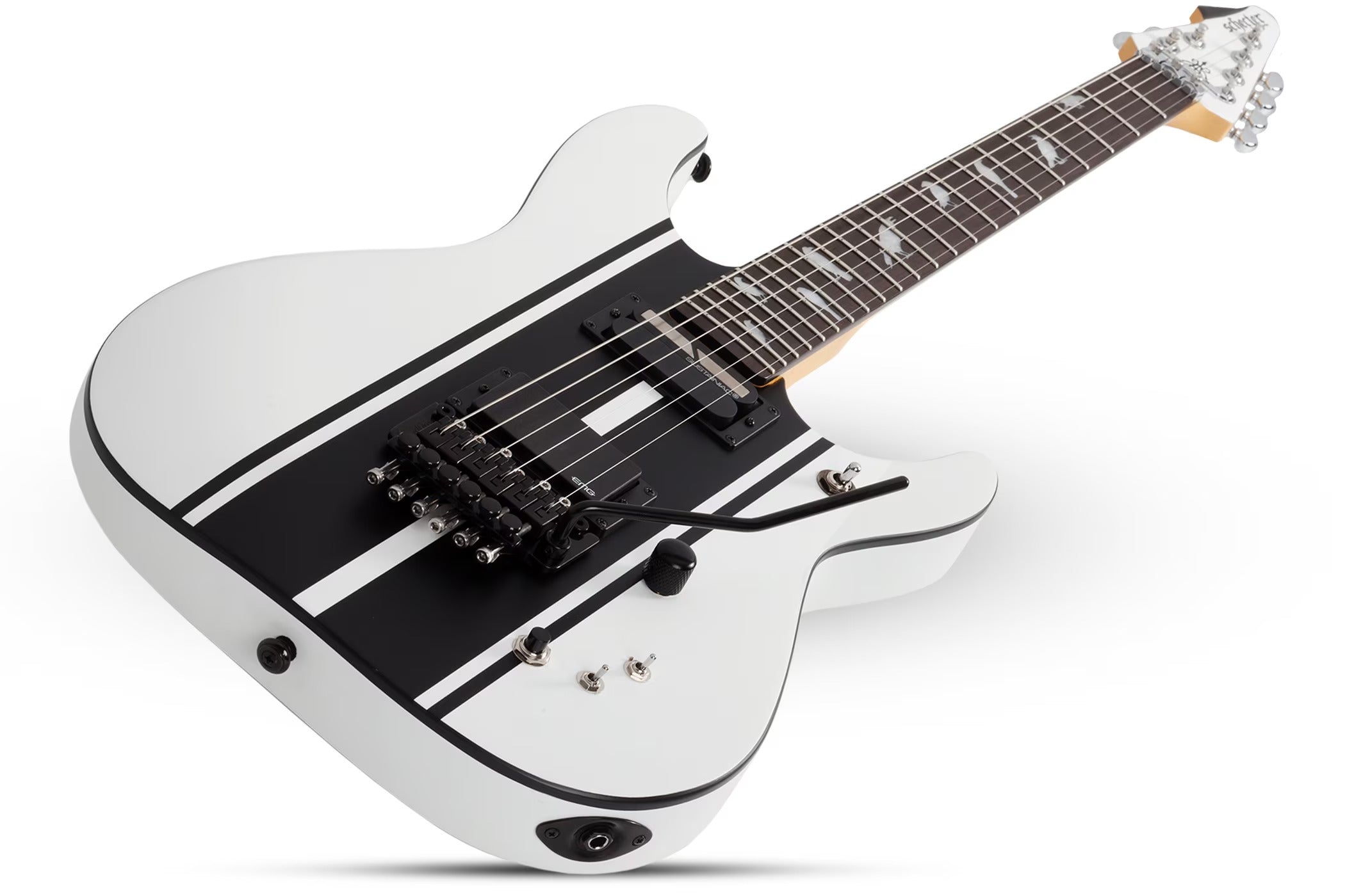 Schecter DJ Ashba Electric Guitar - Satin White | Music Bliss Malaysia