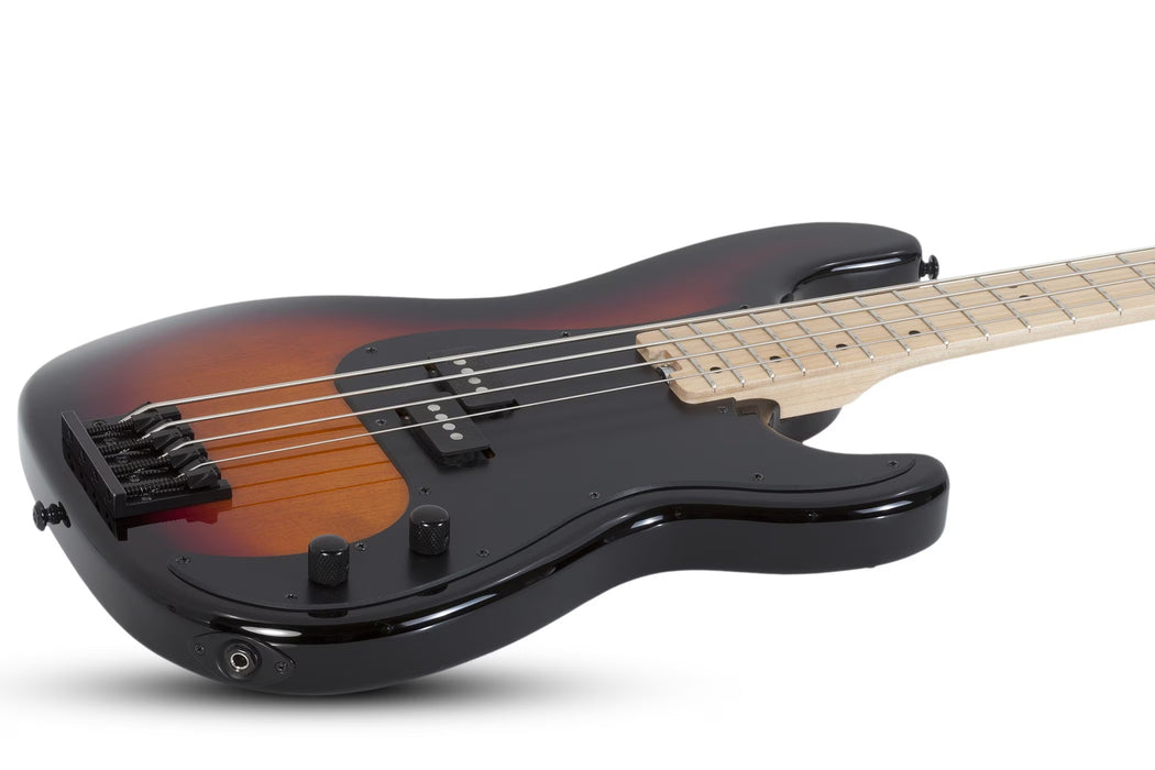 Schecter P-4 Electric Bass Guitar - 3-Tone Sunburst