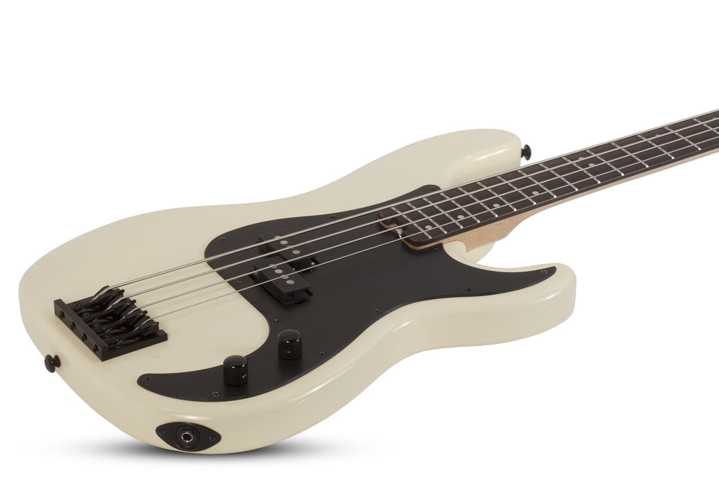 Schecter P-4 Electric Bass Guitar - Ivory