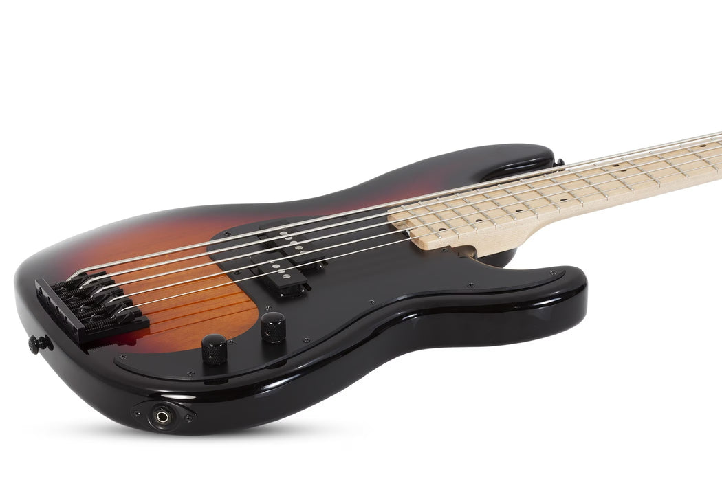 Schecter P-5 Electric Bass Guitar - 3-Tone Sunburst