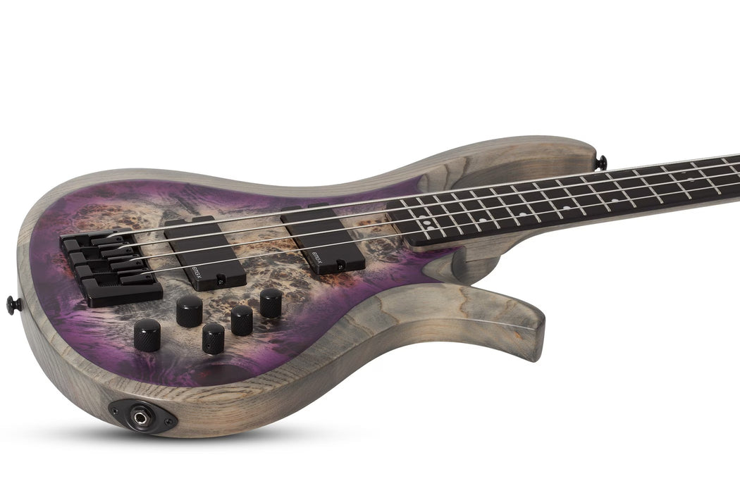 Schecter Riot-4 Electric Bass Guitar - Aurora Burst