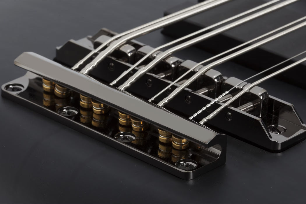 Schecter Stiletto Studio-8 Electric Bass Guitar - See-Thru Black Satin