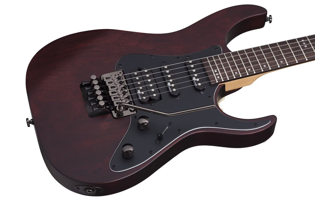 Schecter SGR Banshee-6 FR Electric Guitar - Walnut Satin