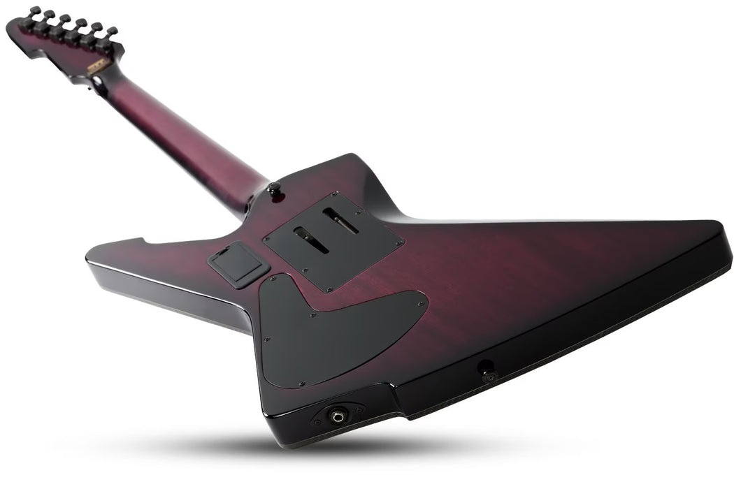 Schecter E-1 FR-S Electric Guitar - Trans Purple Burst