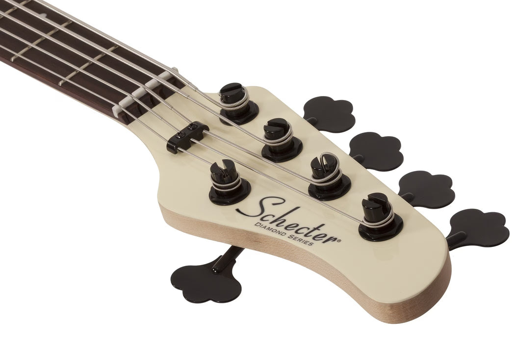 Schecter P-5 Electric Bass Guitar - Ivory