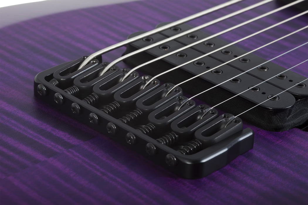 Schecter John Browne Tao-8 Electric Guitar - Satin Trans Purple