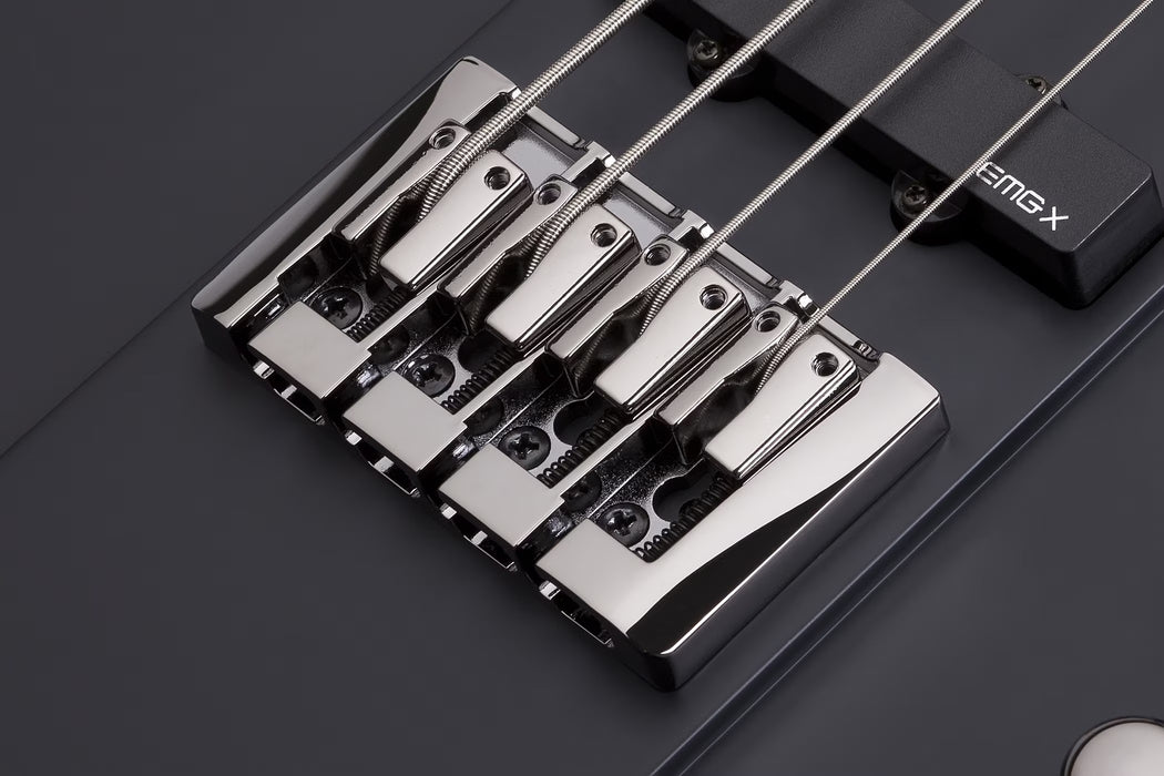 Schecter Nikki Sixx Electric Bass Guitar - Satin Black