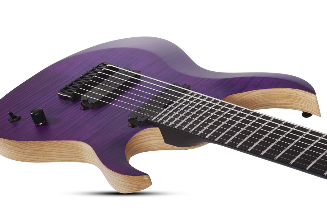Schecter John Browne Tao-8 Electric Guitar - Satin Trans Purple