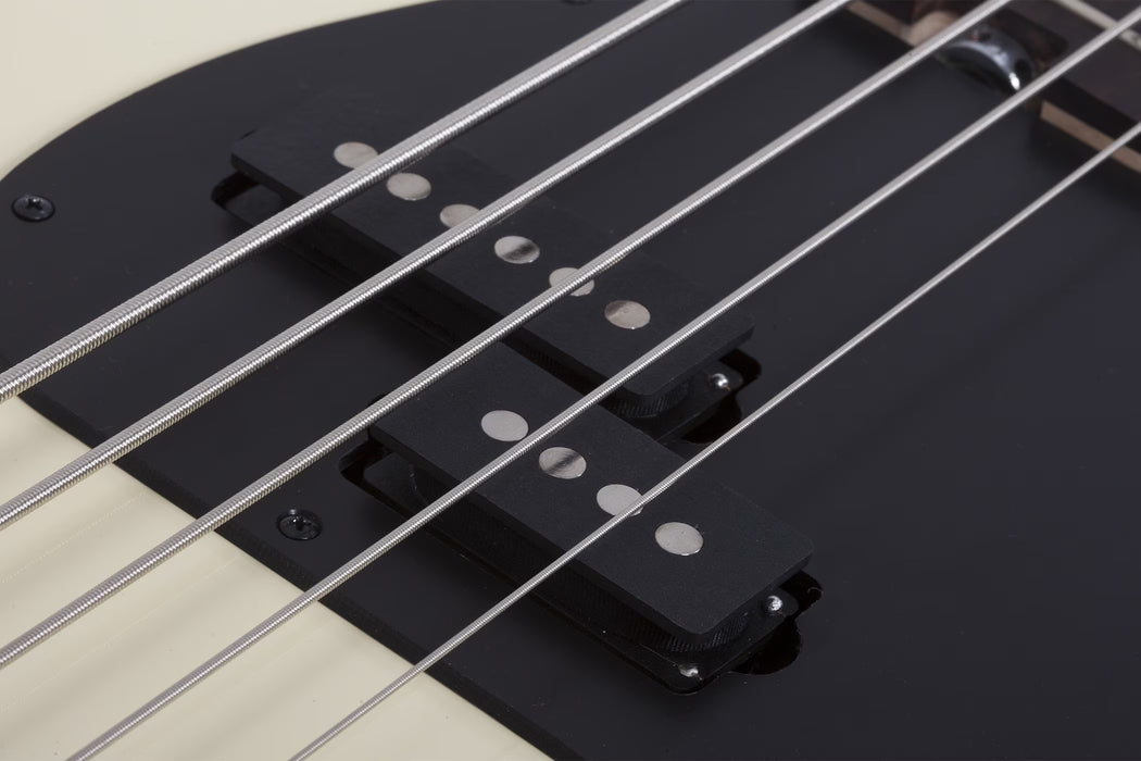 Schecter P-5 Electric Bass Guitar - Ivory