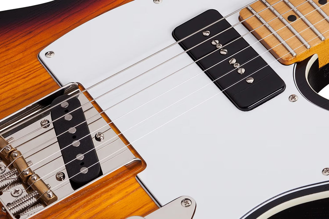 Schecter PT Special Electric Guitar - 3-Tone Sunburst Pearl