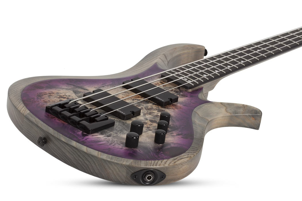 Schecter Riot-4 Electric Bass Guitar - Aurora Burst