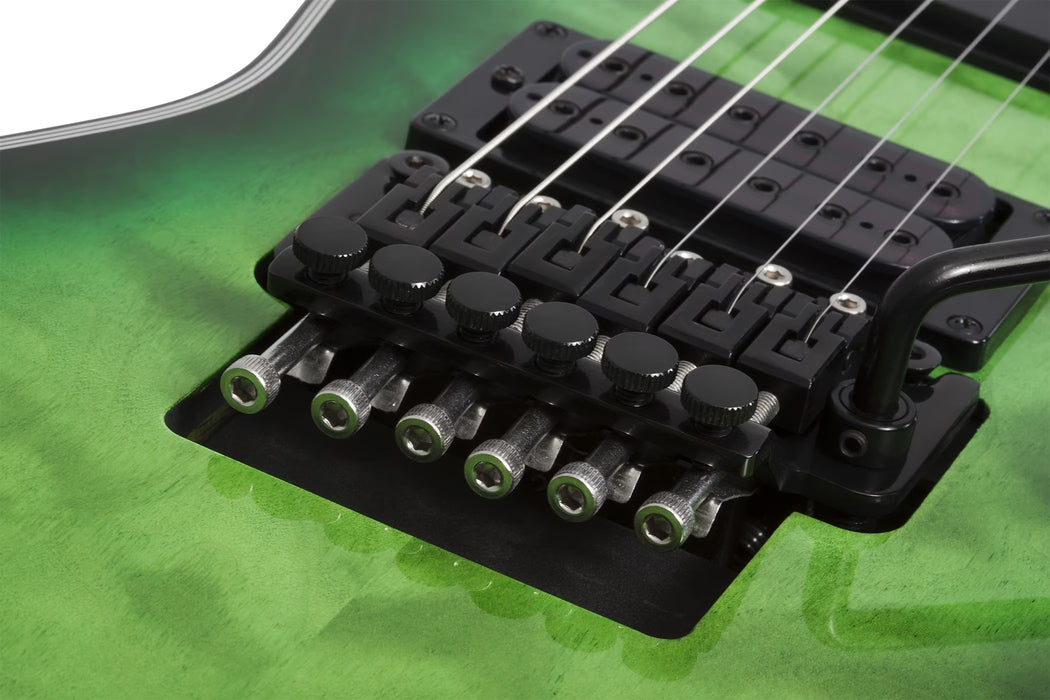 Schecter E-1 FR-S Electric Guitar - Green Burst